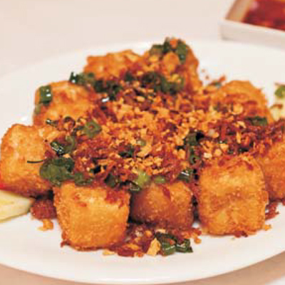 Fried Tofu - Dau Hu Chien Gion